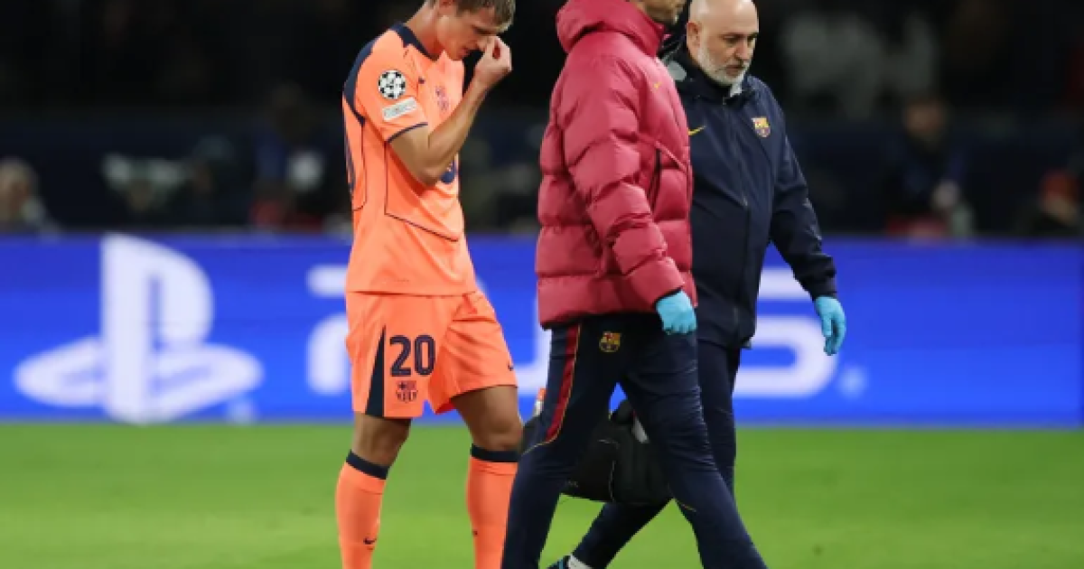 إصابة أولمو تبعد برشلونة عن الكلاسيكو وأربع مباريات على الأقل