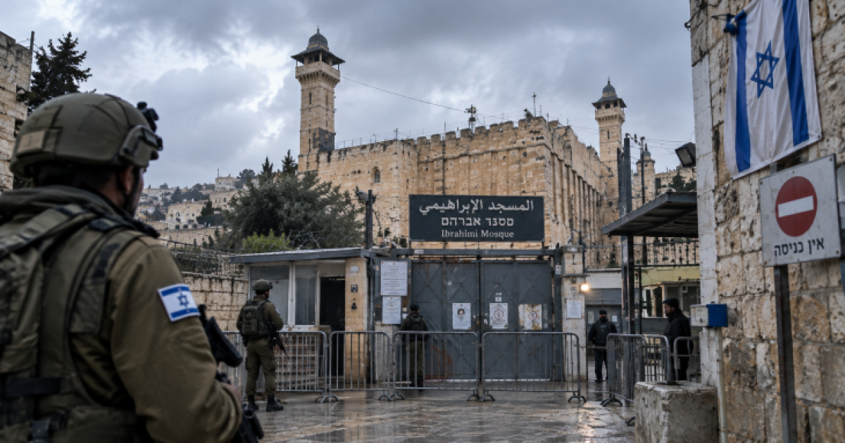 إغلاق الاحتلال للحرم الإبراهيمي وطرد موظفي الأوقاف في الخليل