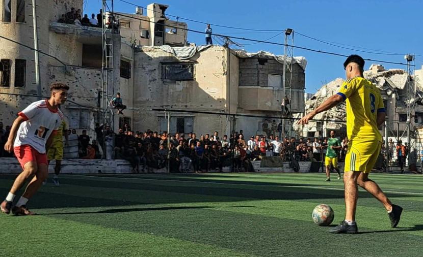 تأهل أربعة أندية لنصف نهائي "كأس الألف شهيد" بخماسيات غزة