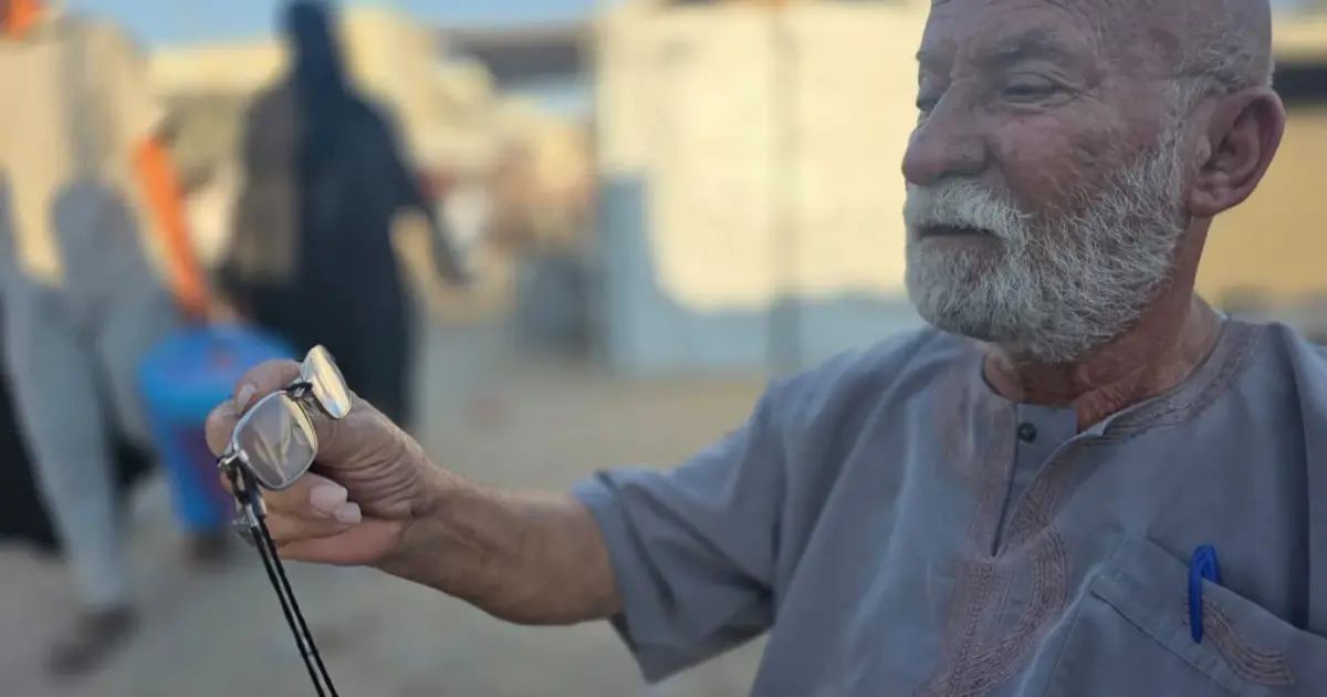نظارة طبية مفقودة منذ تسعة أشهر.. حين يصير ضعف البصر قيداً على الحركة في غزة