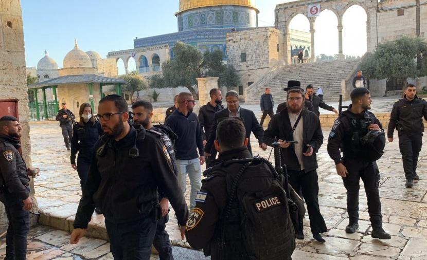 إدانة مشتركة لحماس والأردن لـ«تمادي» بن غفير في تهويد الأقصى