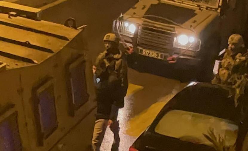 اعتقال شاب من جنين خلال اقتحامات ليلية