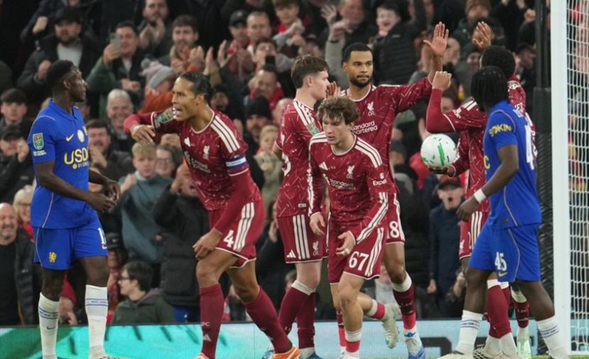 ليفربول يتأهل لنهائي كأس الرابطة الإنجليزية بعد فوزه على تشيلسي بركلات الترجيح