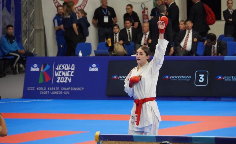 بشارات تحصد ذهبية العالم للكاراتيه وتحتفظ بلقبها العالمي