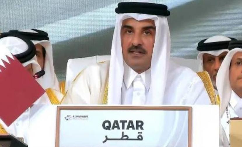 أمير قطر يصف ما جرى في غزة بإبادة جماعية ويدعو لمحاسبة مرتكبيها