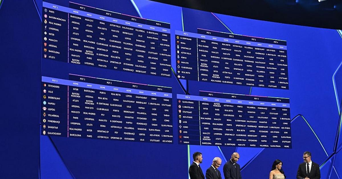 قرعة الأبطال.. «سان جيرمان» يواجه «برشلونة» و«السيتي» وأرسنال يصطدم بـ«ريال مدريد»